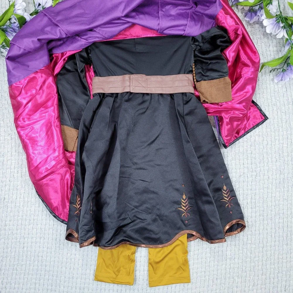 Disney Store Frozen 2 Deluxe Princess Anna Travel Dress Costume 5/6 NWT - Picture 6 of 12